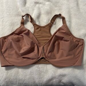 Tan Glamorise Front Hook Minnimizer  Bra